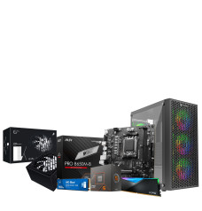 AMD Budget PC Build With Ryzen 5 8500G and MSI Pro B650M-B